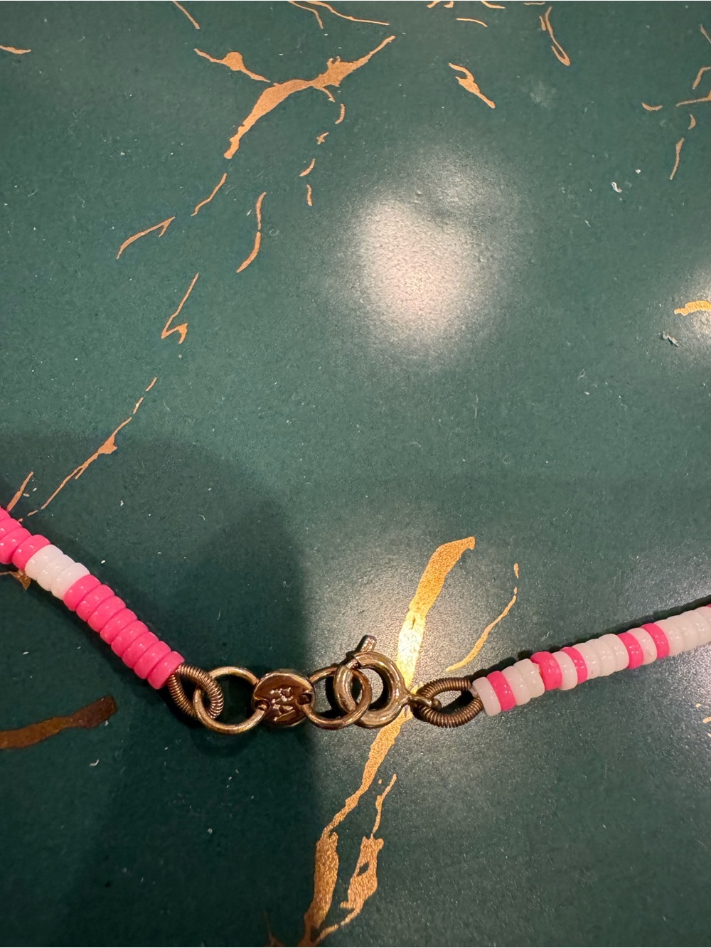 Roxanne Assoulin Pink and White Beaded Necklace - Picture 2 of 2